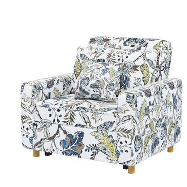 YODOLLA 3-1 Convertible Chair Bed Pull Out Single Sofa Bed, Floral