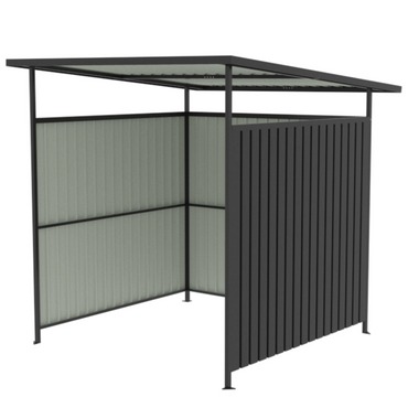 YODOLLA 6' x 6' Gazebo Outdoor Pergola for Patio, Small Lean to Hardtop Grill Gazebo