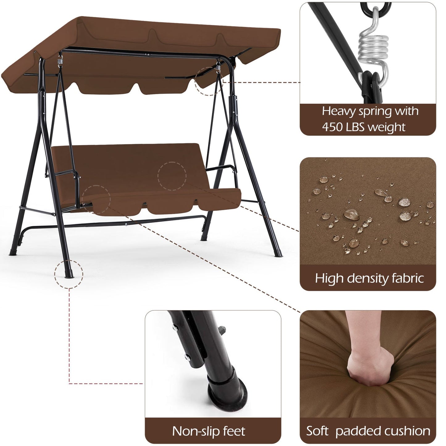 YODOLLA Frame for Patio Swing