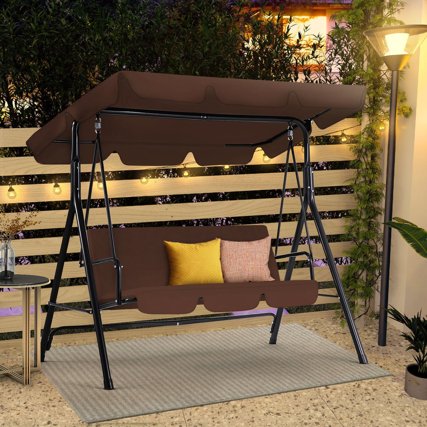 YODOLLA Canopy Patio Swing