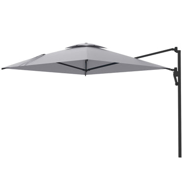 YODOLLA 10ft Wall Mounted Patio Umbrella, Rectangle Outdoor Patio Umbrella