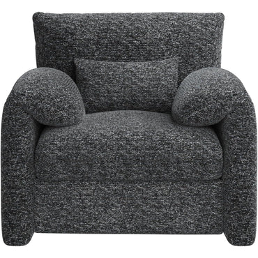 YODOLLA Oversized Armchair, Chenille Mid Century Accent Chair, Comfy Upholstered Single Sofa, Extra Wide Reading Chairs