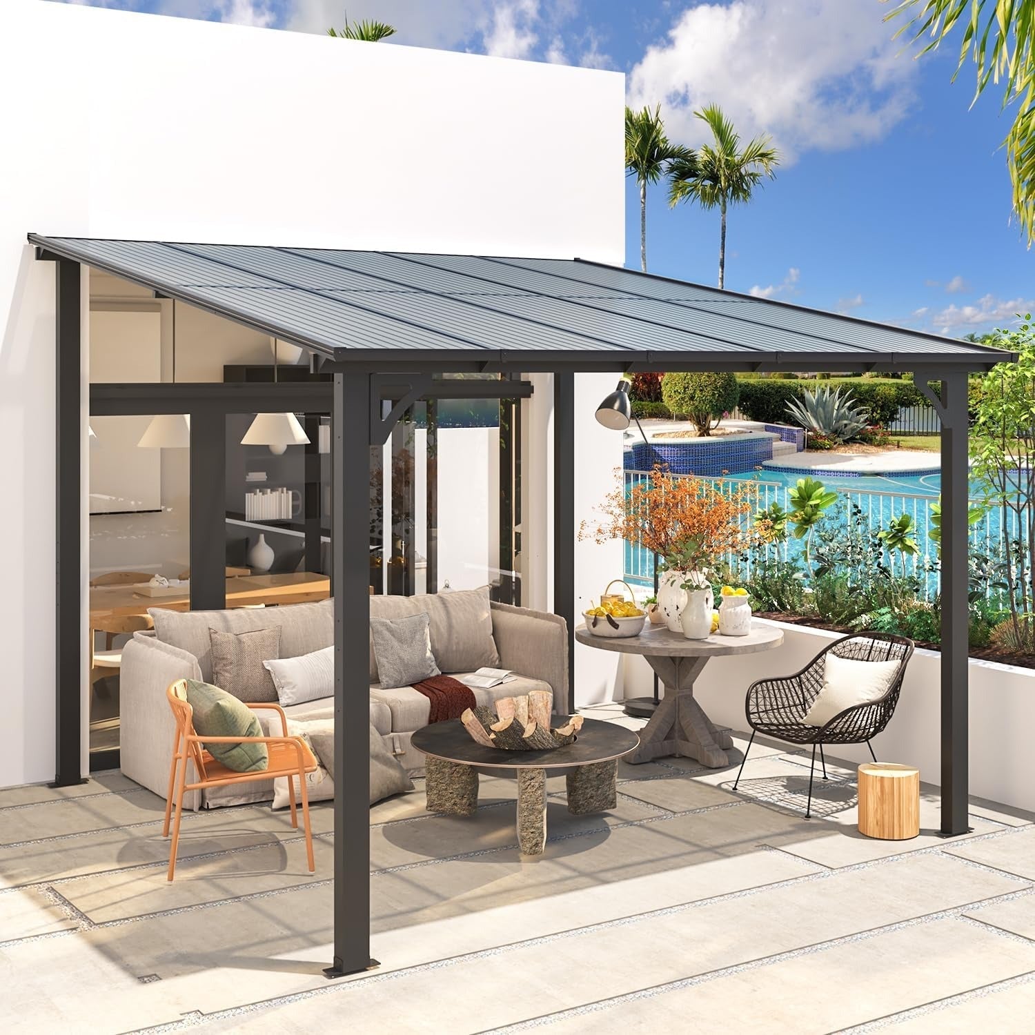 YODOLLA backyard gazebo.