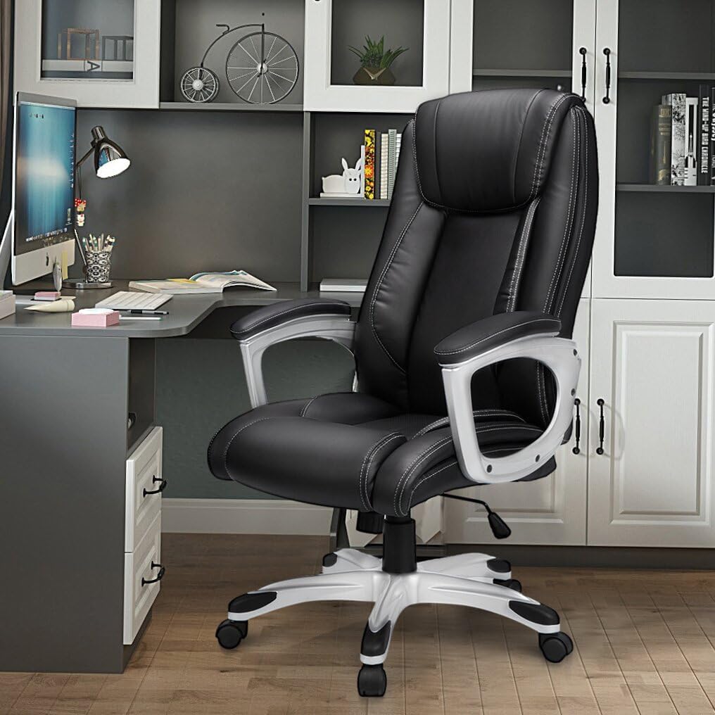 YODOLLA Office Chair Ergonomic Leather Office Chair
