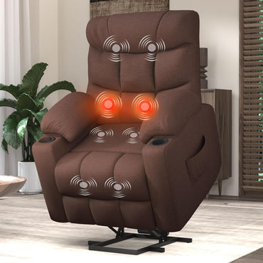 YODOLLA Massage Power Lift Recliner for Elderly