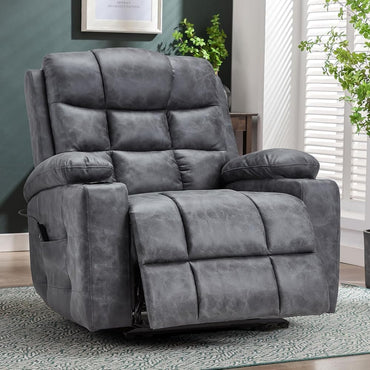YODOLLA Electric Recliner Nursery Chair with Wide Armrests