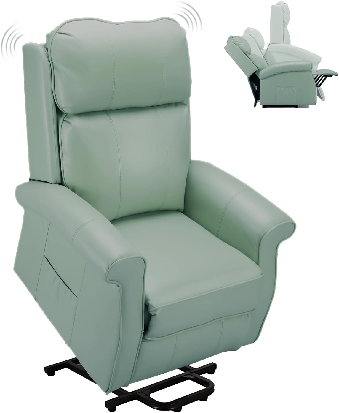 YODOLLA Electric Power Lift Recliner Chair for Elderly, Faux Leather