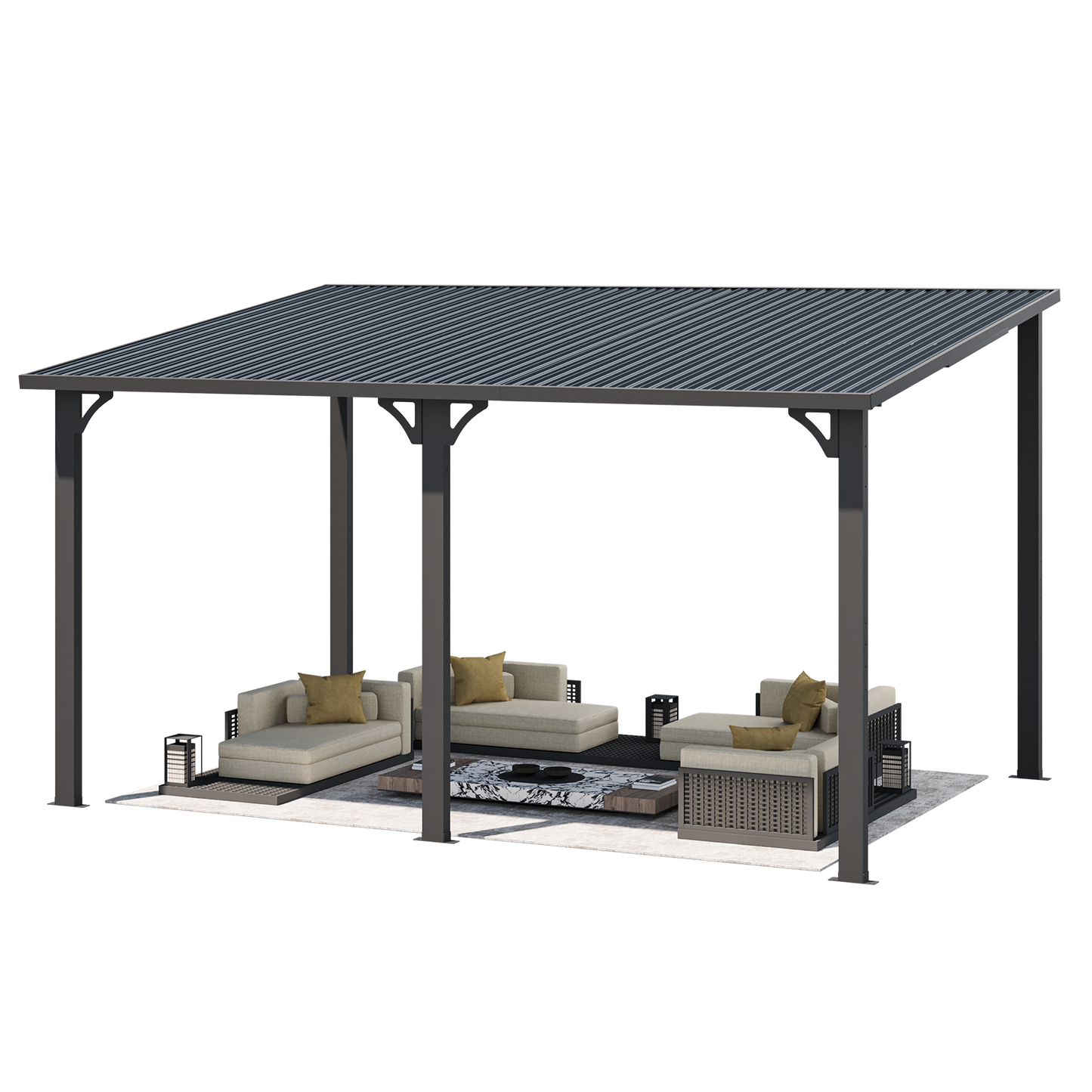 YODOLLA 14x10 Heavy Duty Gazebo
