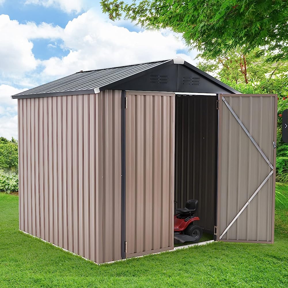 YODOLLA 6x6 Sheds Storage Sheds & Outdoor Storage
