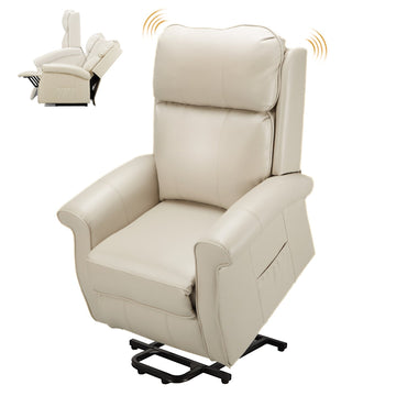 YODOLLA Electric Power Lift Recliner Chair for Elderly, Faux Leather