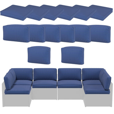 YODOLLA Outdoor Cushions for Patio Furniture 14PCS