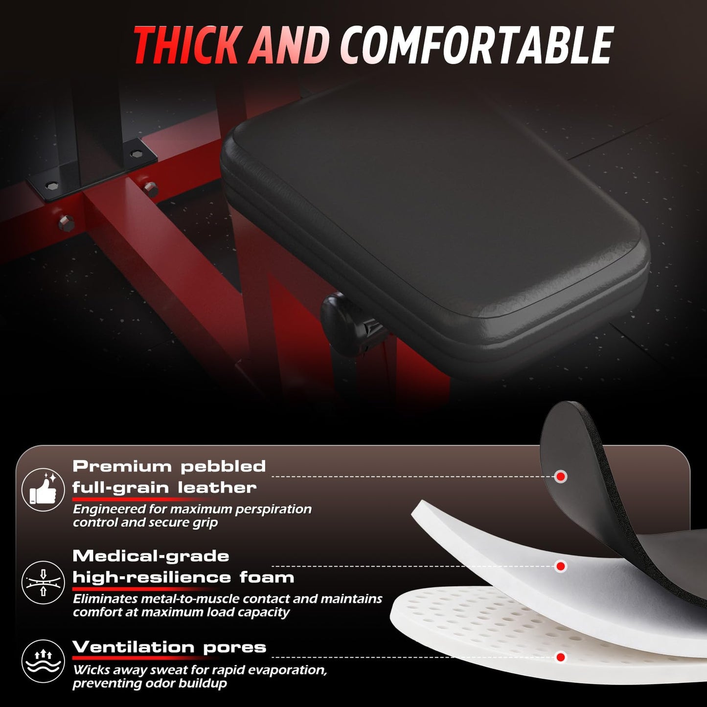 YODOLLA Leg Press Hack Squat Machine 2-in-1, Linear-Bearing Lower Body Strength Training Equipment