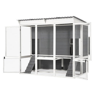 YODOLLA 67'' Extra Large Wood Chicken Coop with Run