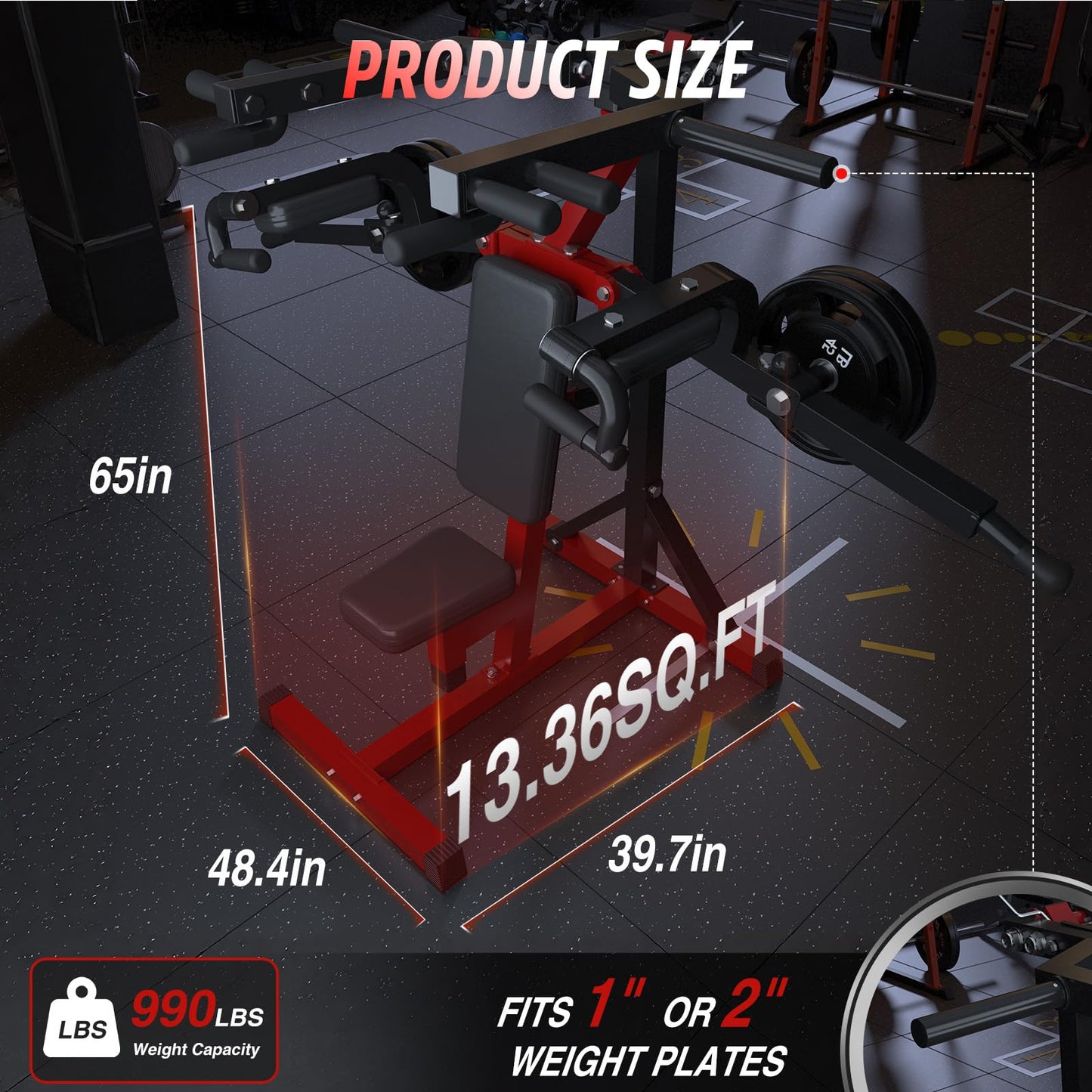 YODOLLA Deltoid and Shoulder Press Machine, 3-in-1 Shoulder-Specific Machine