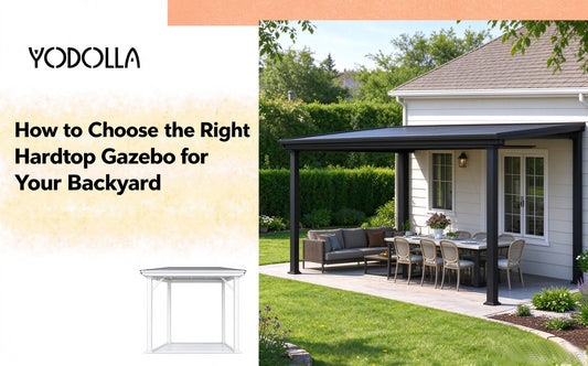 How to Choose the Right Hardtop Gazebo for Your Backyard