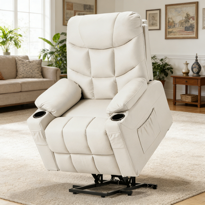 YODOLLA Massage Power Lift Recliner for Elderly