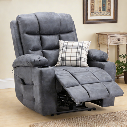 YODOLLA Electric Recliner Nursery Chair with Wide Armrests