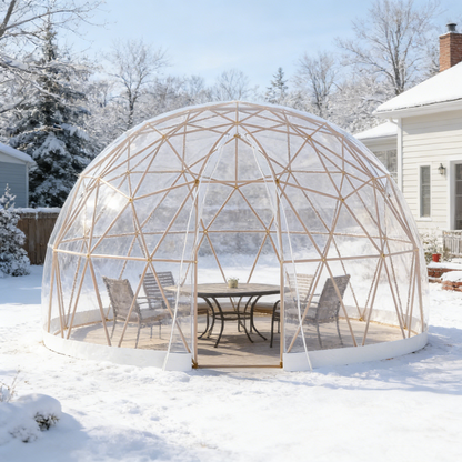 YODOLLA Igloo Tent Dome for Winter Outdoor 12x12 Clear Bubble Tent for 4–7 People