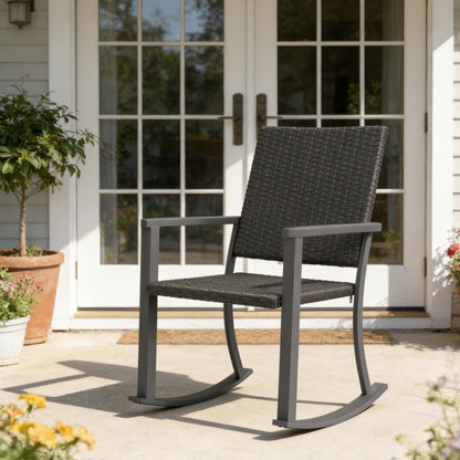 YODOLLA Patio Dining Chairs Outdoor Rattan Firepit Patio Chairs