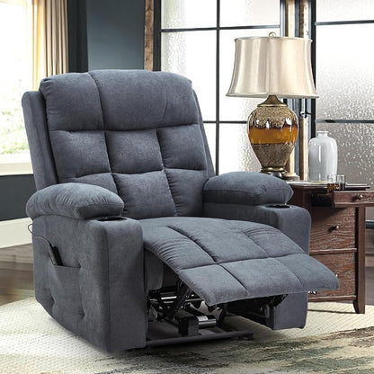 YODOLLA Electric Recliner Nursery Chair with Wide Armrests