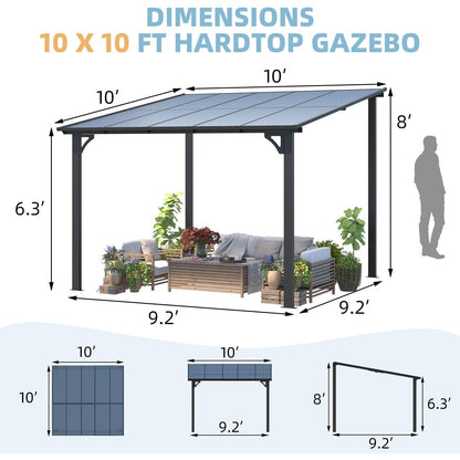 YODOLLA black gazebo.