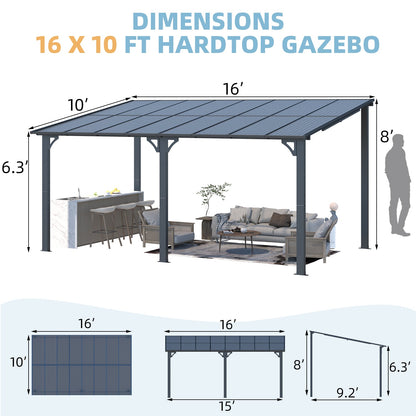YODOLLA aluminum gazebos.