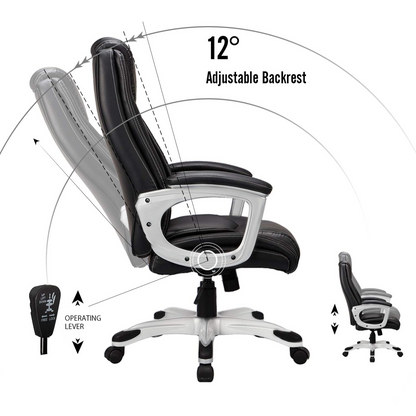 YODOLLA Office Chair Ergonomic Leather Office Chair