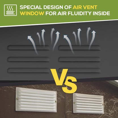 YODOLLA 5'x3' Outdoor Storage Shed with Floor Base, Small Metal Garden Sheds