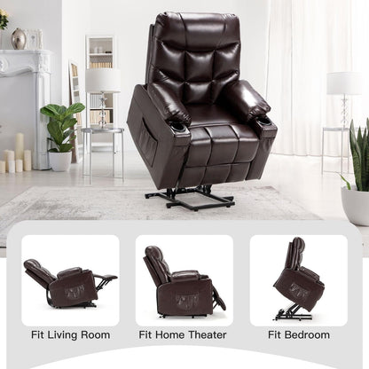 YODOLLA Massage Power Lift Recliner for Elderly