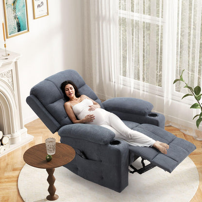YODOLLA Electric Recliner Nursery Chair with Wide Armrests