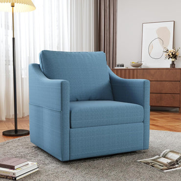 YODOLLA Swivel Armchair Fabric Accent Chair Nursery Rocking Chairs
