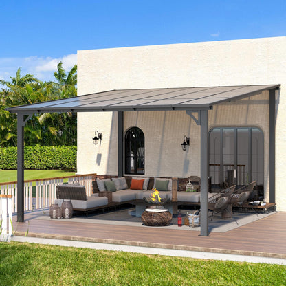 YODOLLA 12' x 12' Large Outdoor Wall Mounted Gazebos