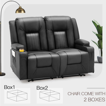 YODOLLA Double Recliner, Home Theater Seating