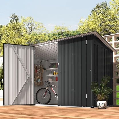 YODOLLA Outdoor Storage Cabinet, 7x4 Horizontal