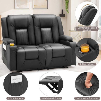 YODOLLA Double Recliner, Home Theater Seating