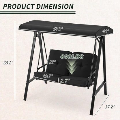 YODOLLA comfortable 2-person swing chair