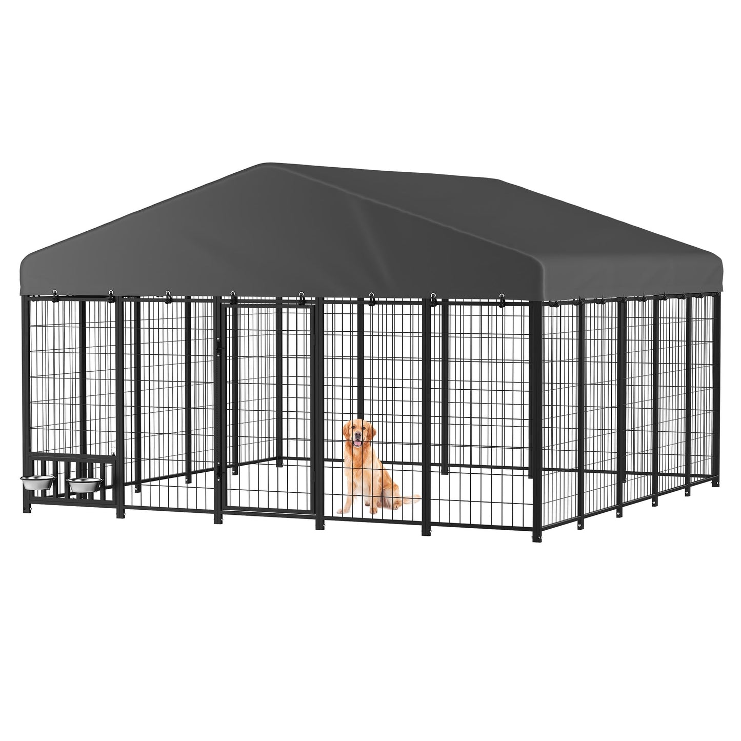 YODOLLA 10x10 Ft Outdoor Dog Kennel Large Dog Run
