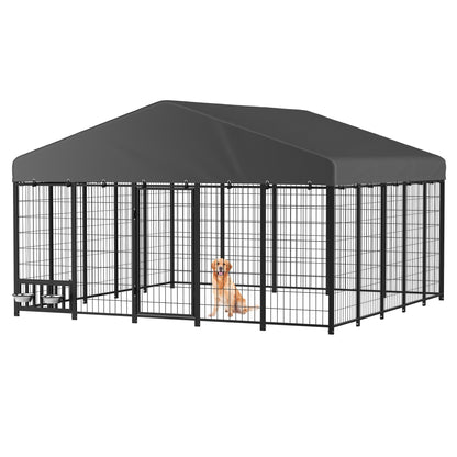 YODOLLA 10x10 Ft Outdoor Dog Kennel Large Dog Run