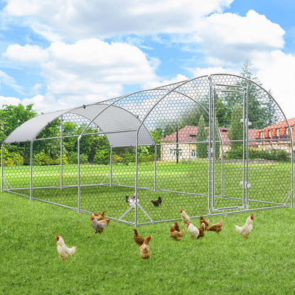 YODOLLA 6m Large Metal Chicken Cage with dome