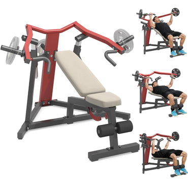 YODOLLA 3-in-1 Adjustable Weight Bench Chest Press Workout Machine