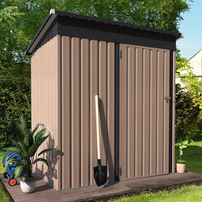 YODOLLA 5'x3' Outdoor Storage Shed