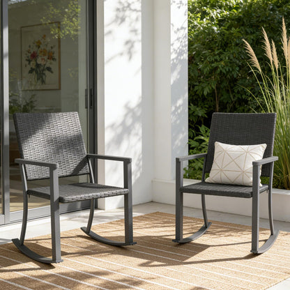 YODOLLA Patio Dining Chairs Outdoor Rattan Firepit Patio Chairs