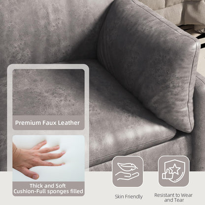 YODOLLA 68'' Modern Love Seat Sofa Couches