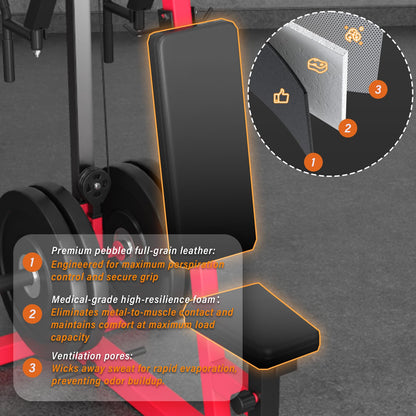 YODOLLA 450lbs Adjustable Chest Fly Machine, PEC Deck Fly and Reverse Delt Machine