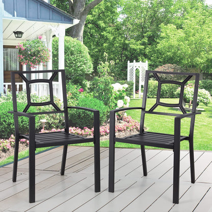 YODOLLA 2 Pieces Outdoor Dining Chairs