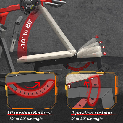 YODOLLA 3-in-1 Adjustable Weight Bench Chest Press Workout Machine