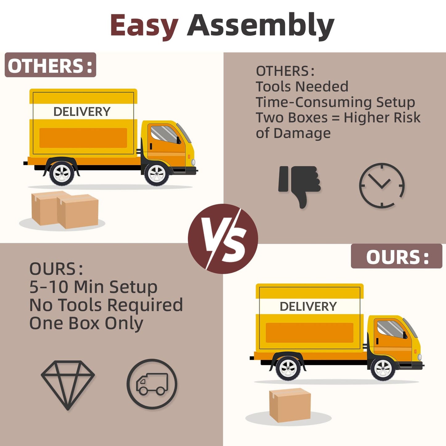 YODOLLA 360° Swivel Recliner Chair with Massage and Heat, Brown