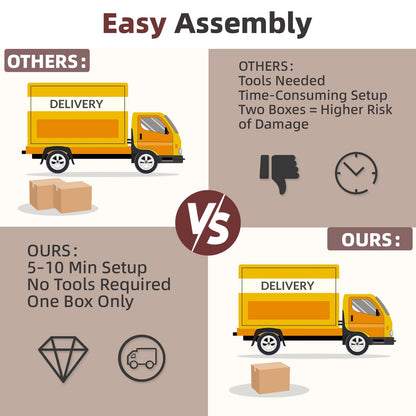 YODOLLA 360° Swivel Recliner Chair with Massage and Heat, Brown