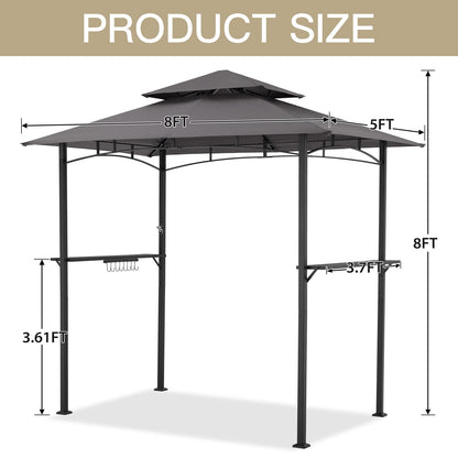 YODOLLA dark grey gazebo.
